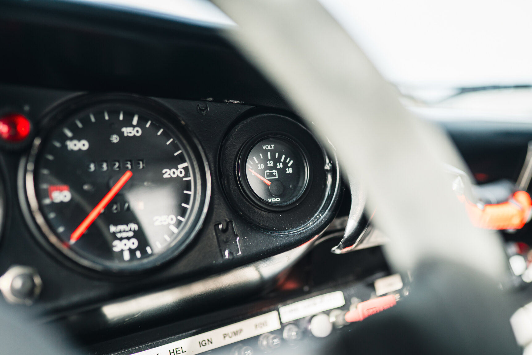 Interior image of 1977 Porsche 911 RSR Rallycar