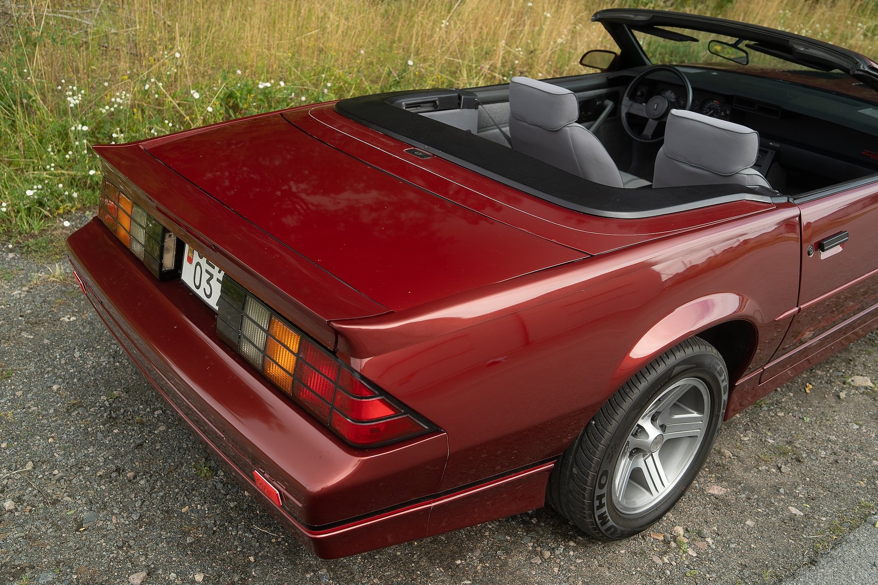 Exterior image of 1988 Chevrolet Camaro Z28 Iroc-Z Convertible
