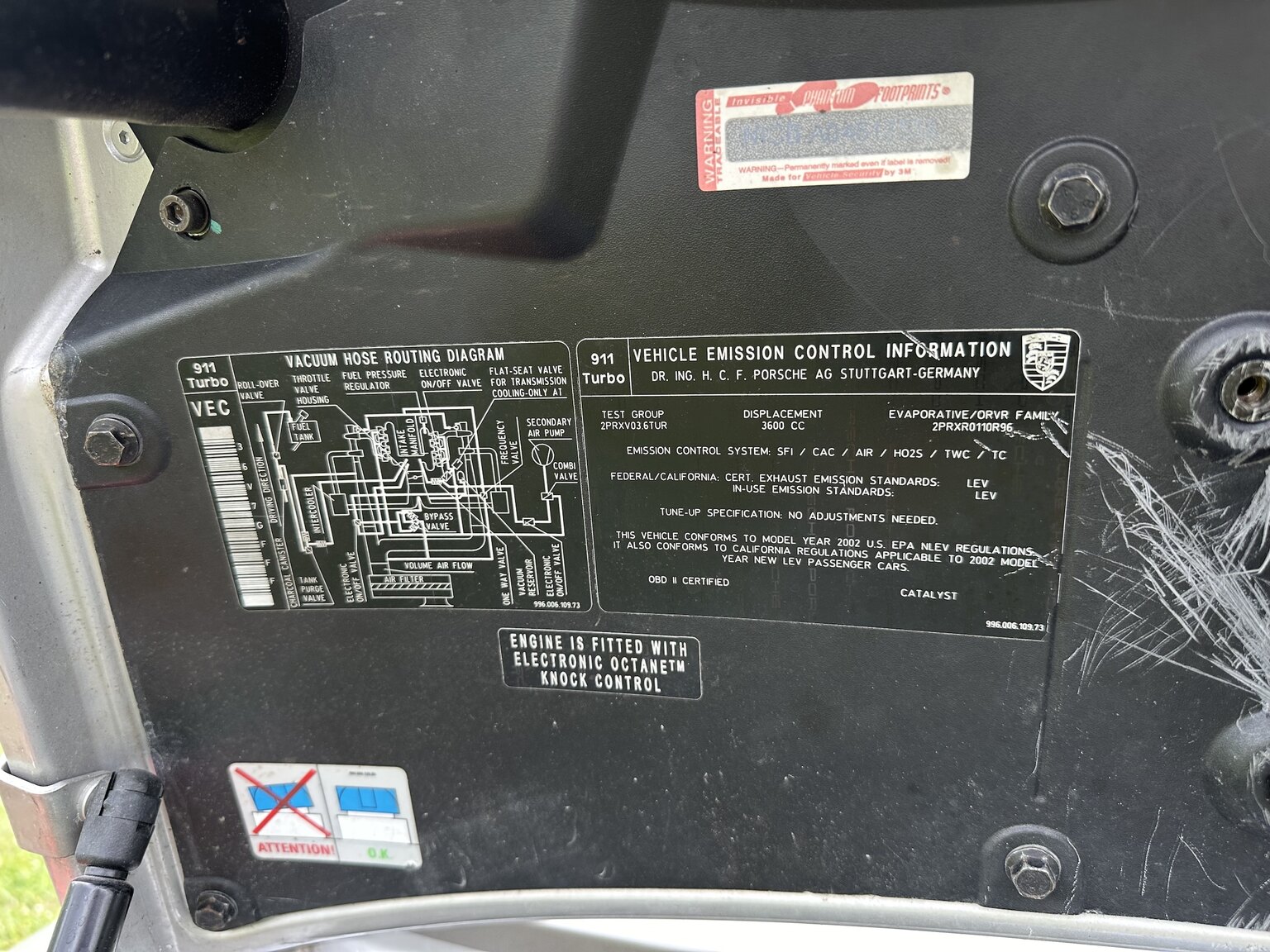 Image of 2002 Porsche 996 Turbo mechanics