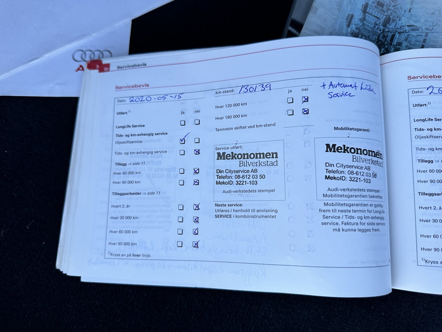 Documentation for 2003  Audi RS6 C5