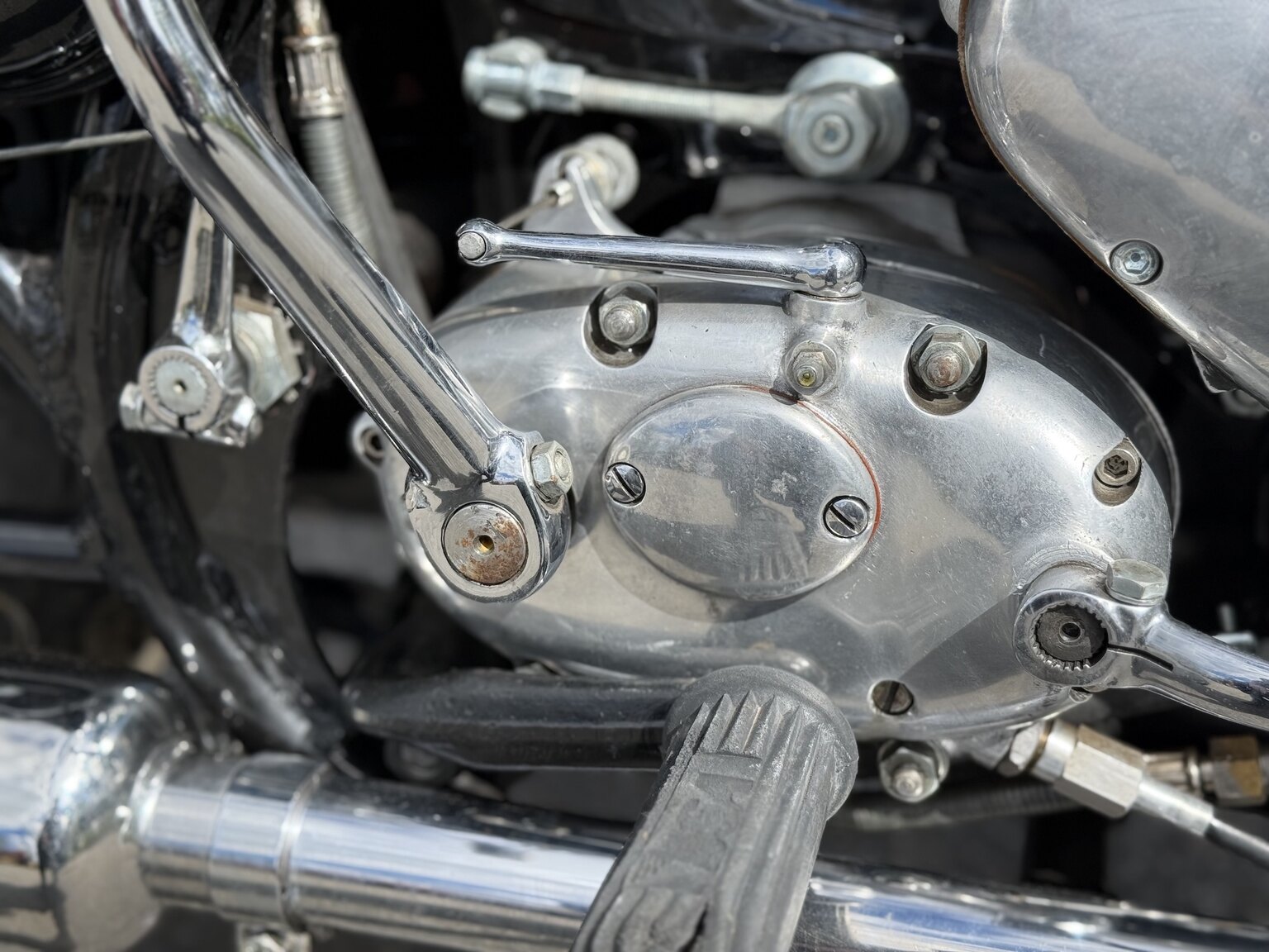 Image of 1956 BSA 650 Golden Flash mechanics