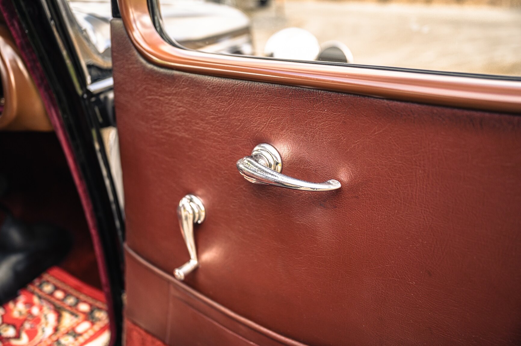 Innenraumfoto von 1937 Austin Ten-Four 10-4