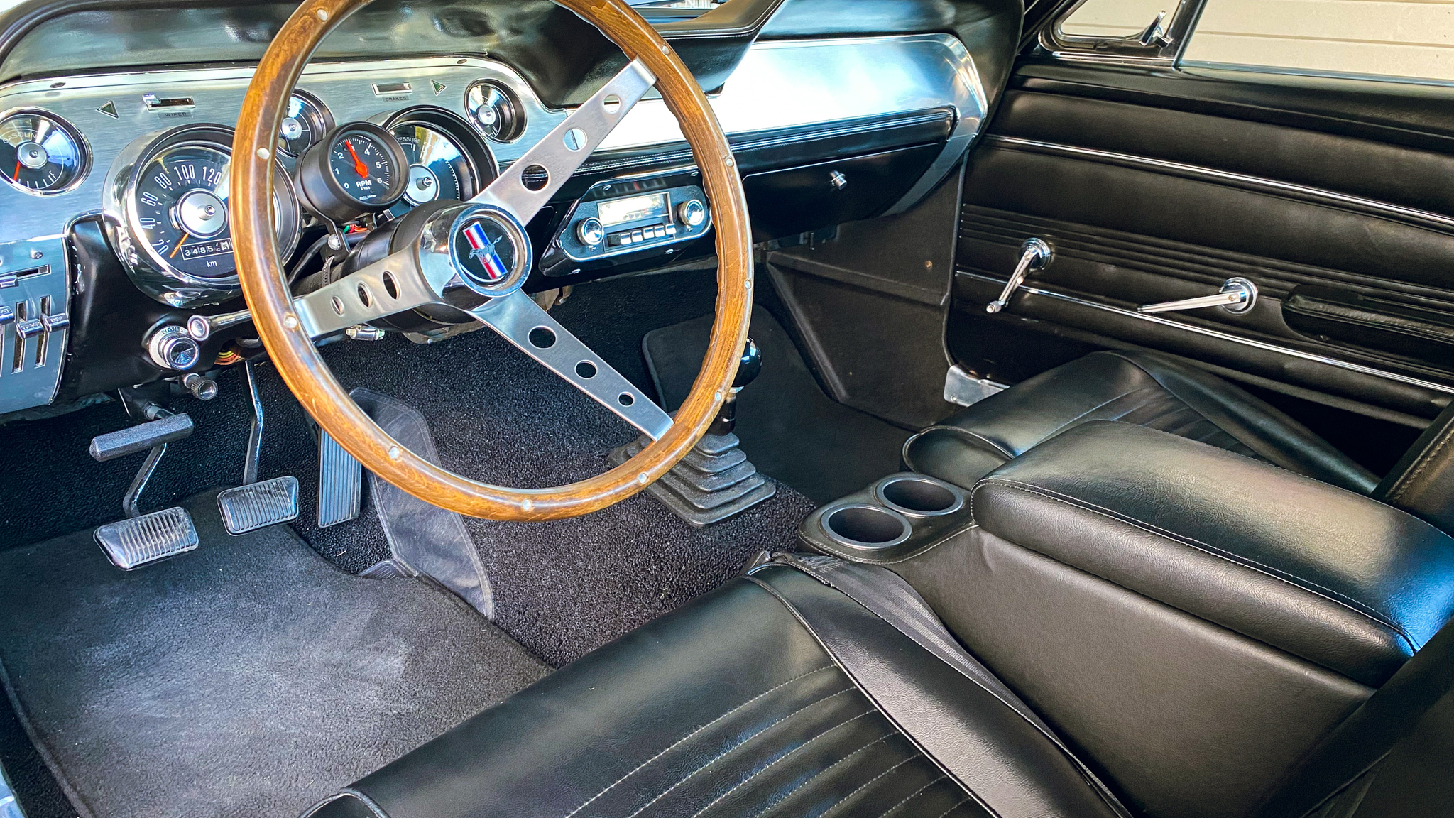 Interiörbild 1967 Ford Mustang 305ci HT