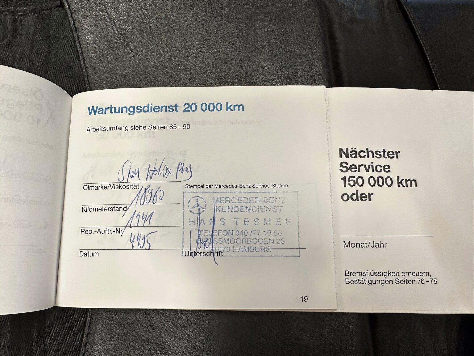 Dokumentation för 1993 Mercedes-Benz SL 320