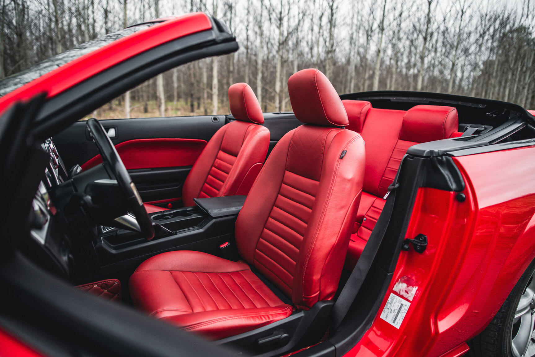 Interior image of 2009 Ford Mustang V8 GT Convertible
