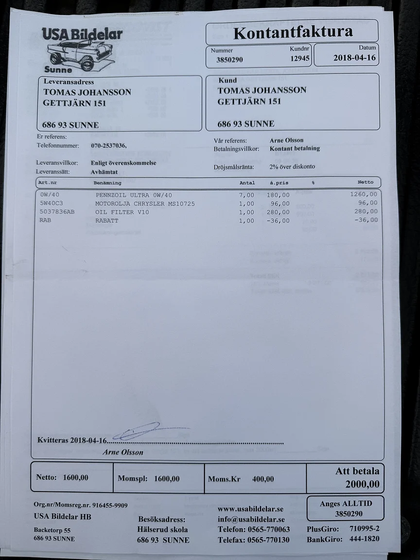 Dokumentation för 2005 Dodge RAM SRT-10 Regular Cab Manual  (29)