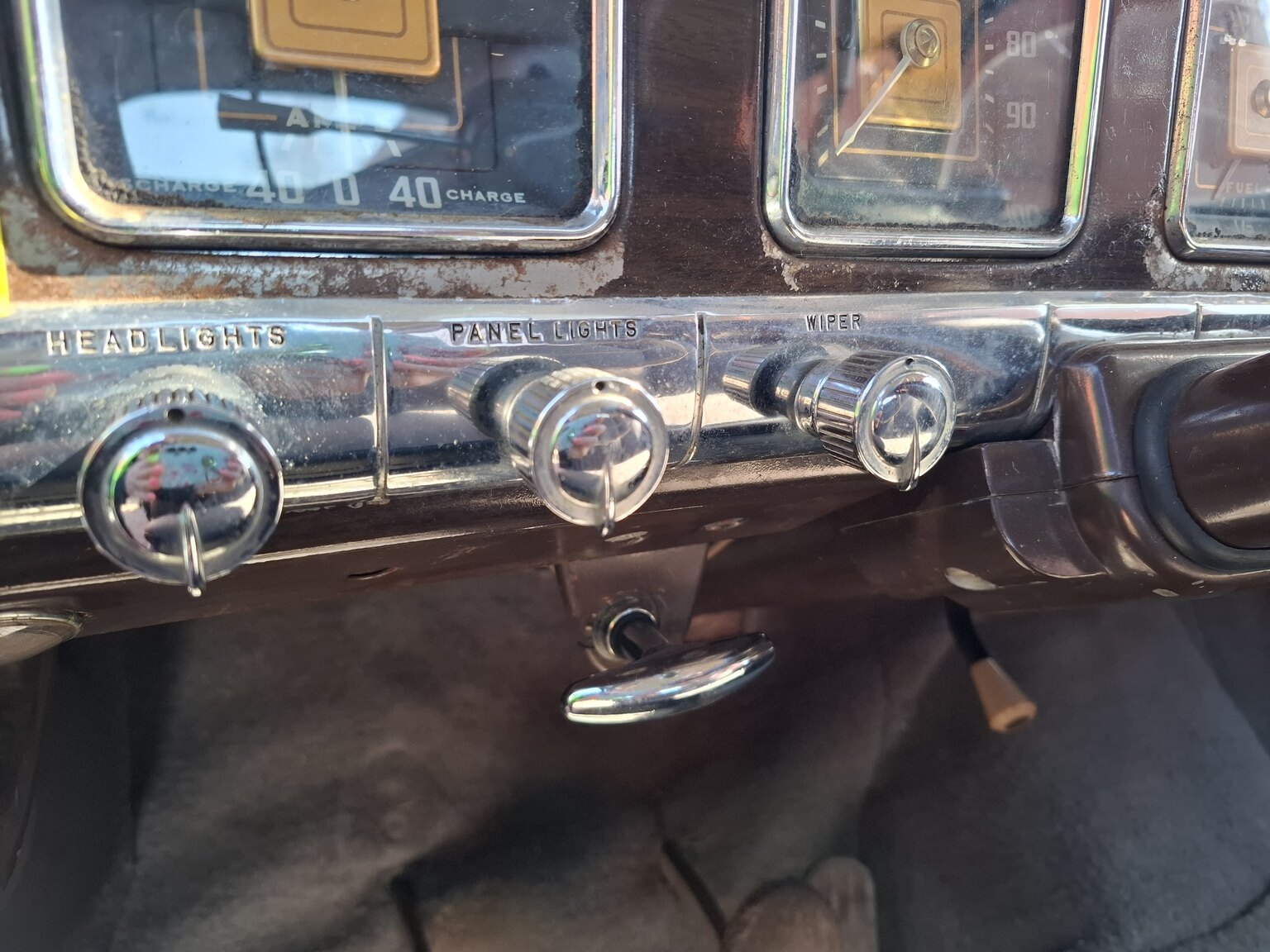 Interiörbild 1949 Dodge Coronet Club Coupé