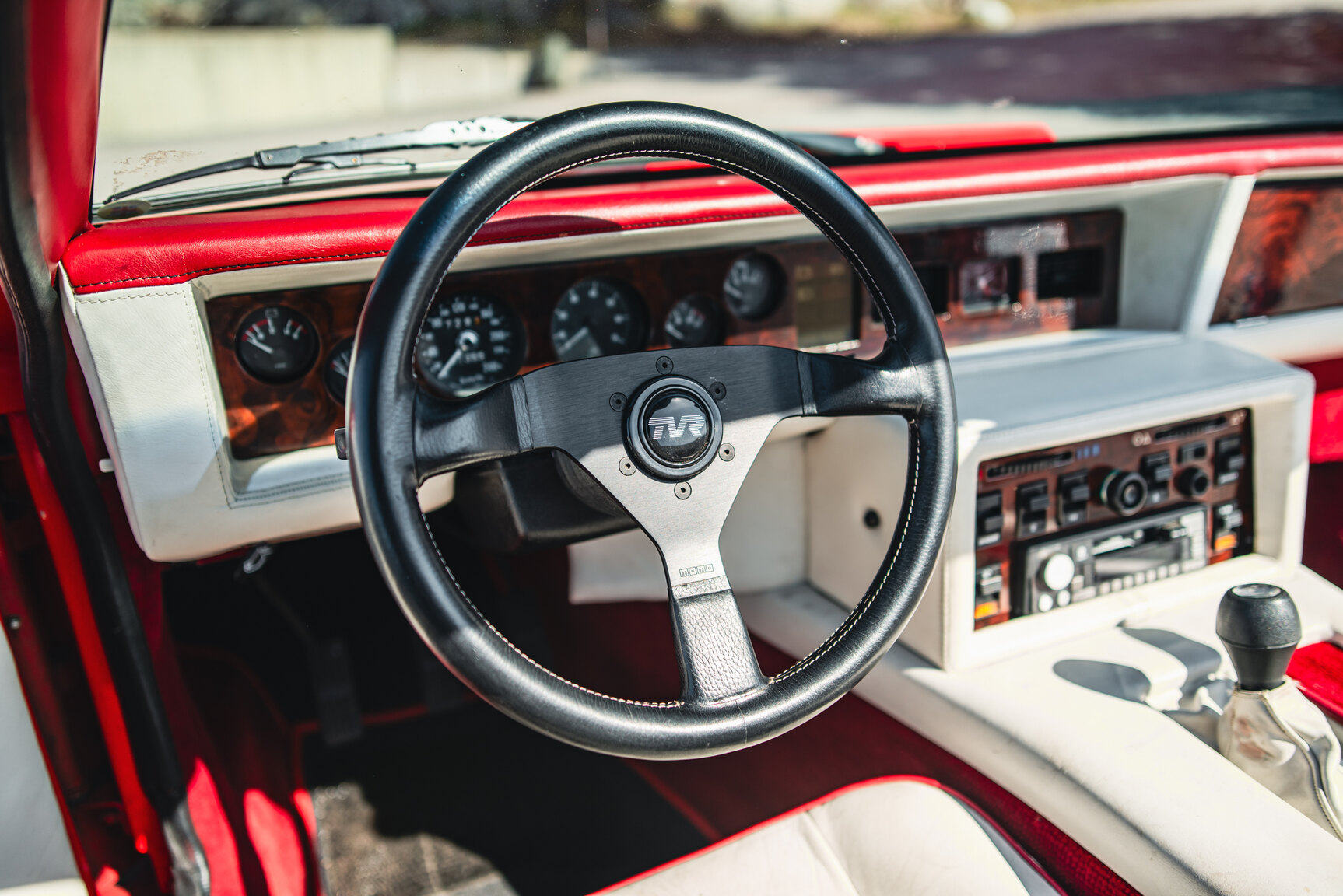Interiörbild 1985 TVR 350i Cabriolet 3.5 V8