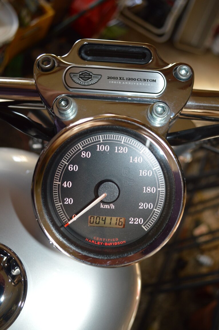 Exteriörbild på 2003 Harley-Davidson XL1200C 100 anniversary