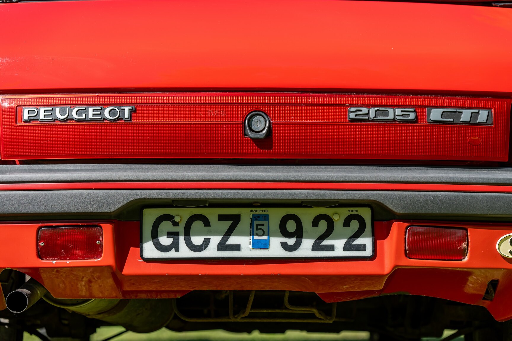 Exterior image of 1987 Peugeot 205 CTI 1.6