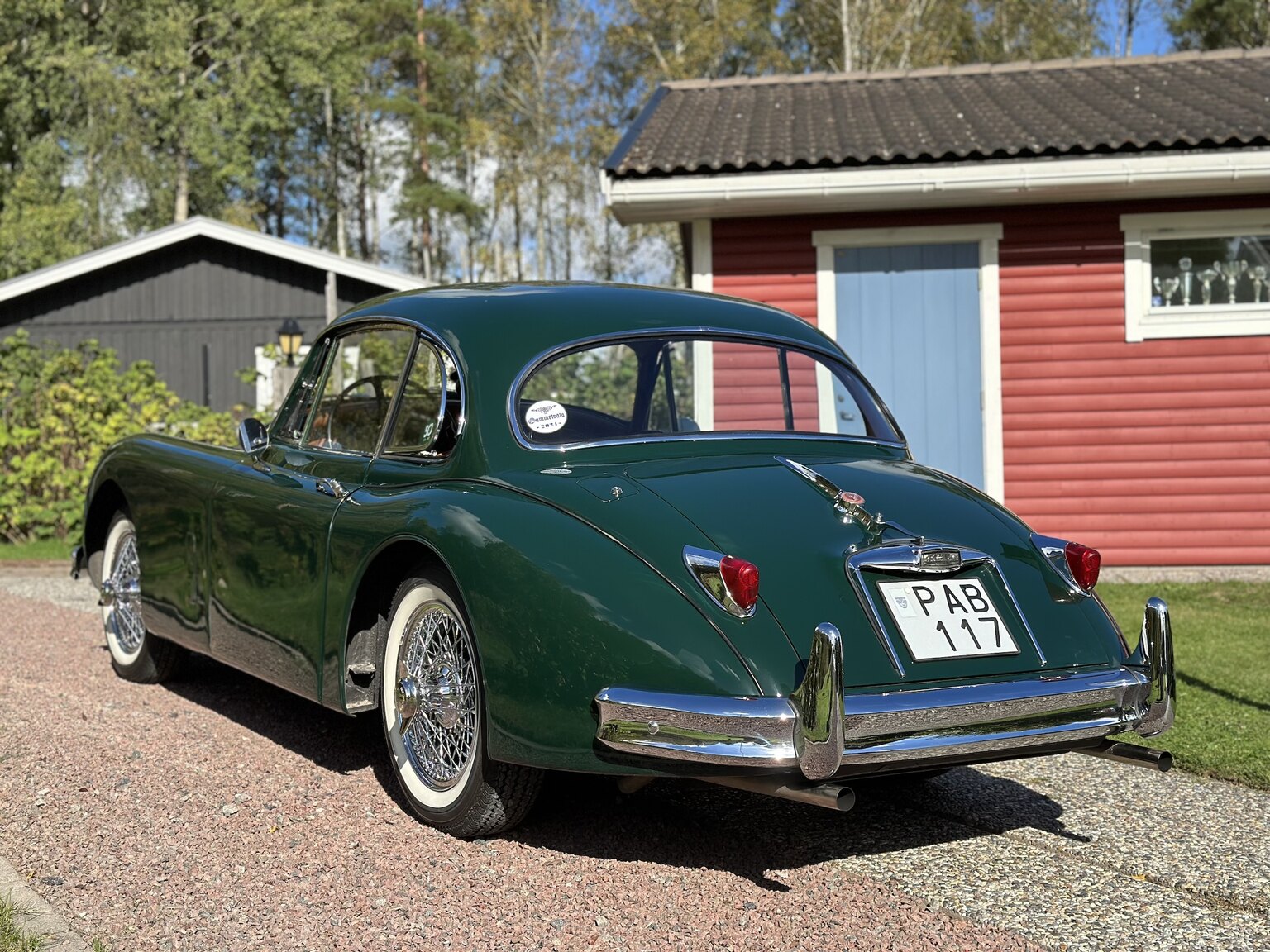 Exterior image of 1958 Jaguar XK150