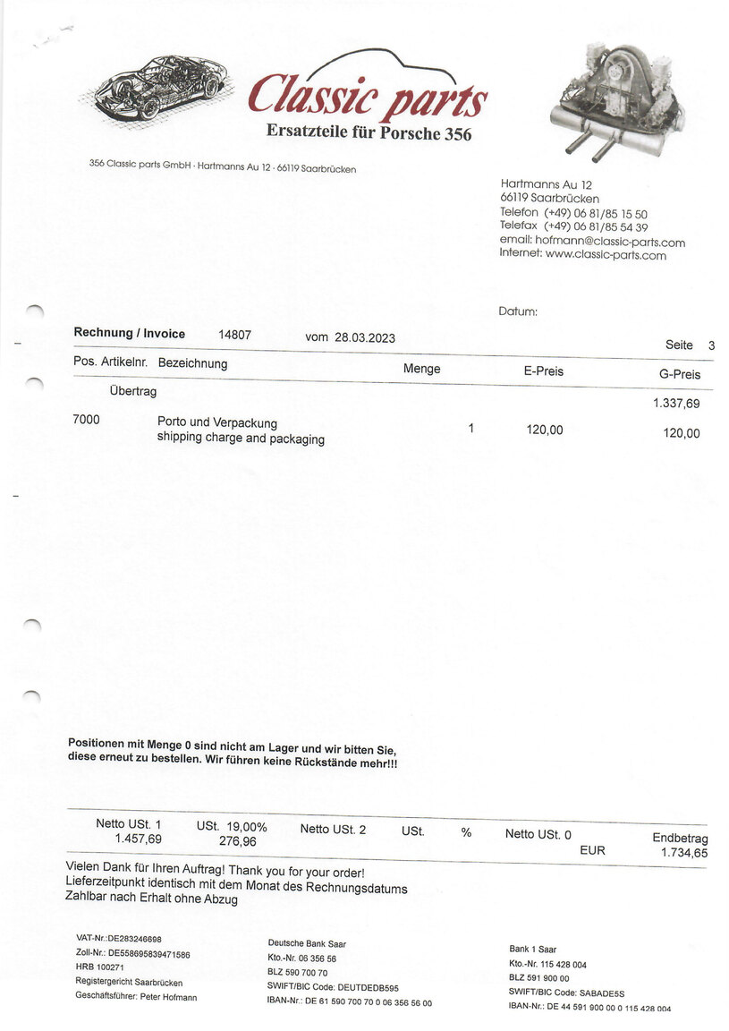 Dokumentation för 1964 Porsche 356 C (15)