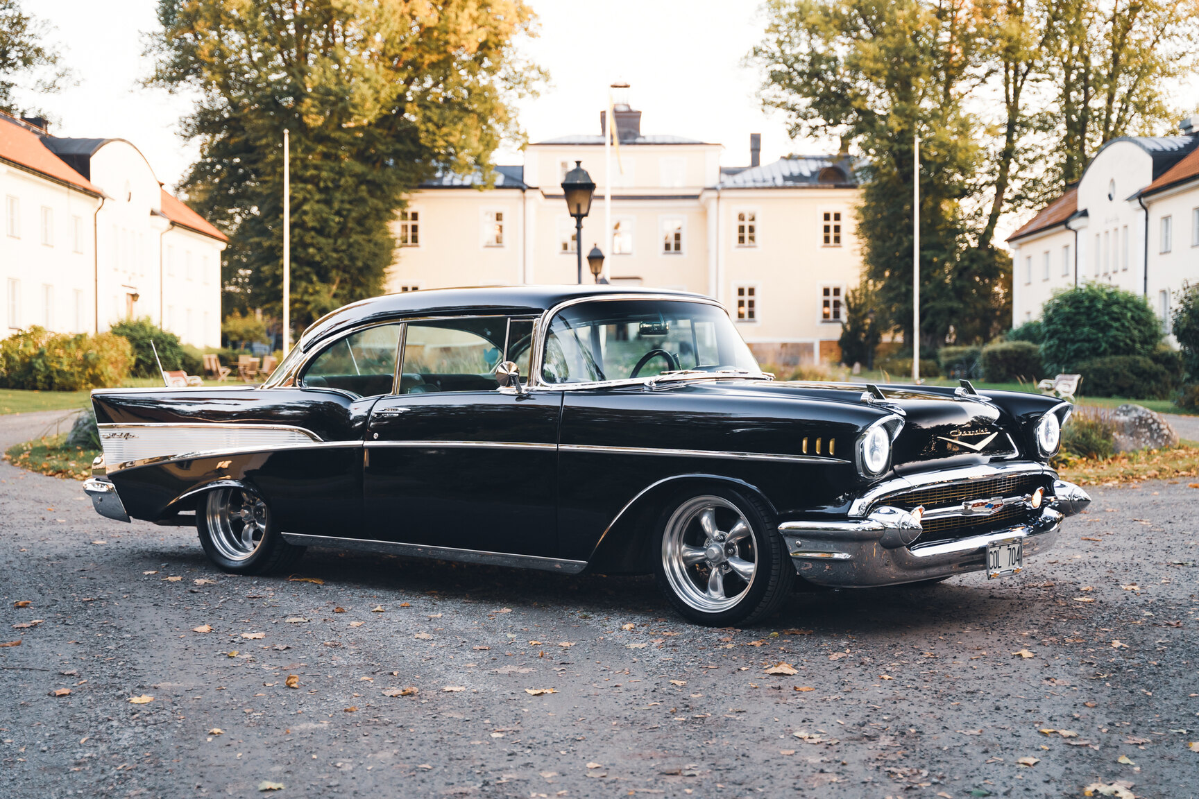 Exteriörbild på 1957 Chevrolet Bel Air Sport Coupé