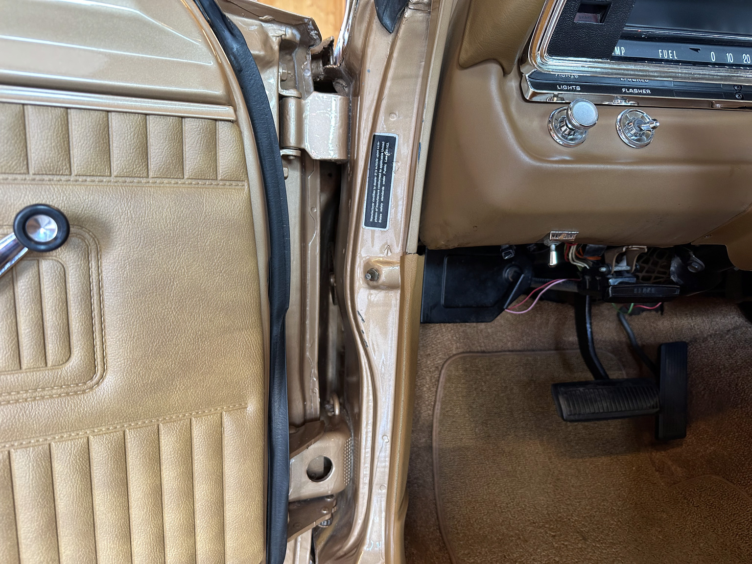 Interiörbild 1969 Dodge Dart Swinger 340