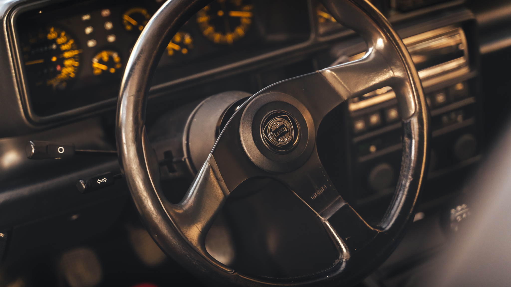 Interiörbild 1989 Lancia Delta Integrale 16V