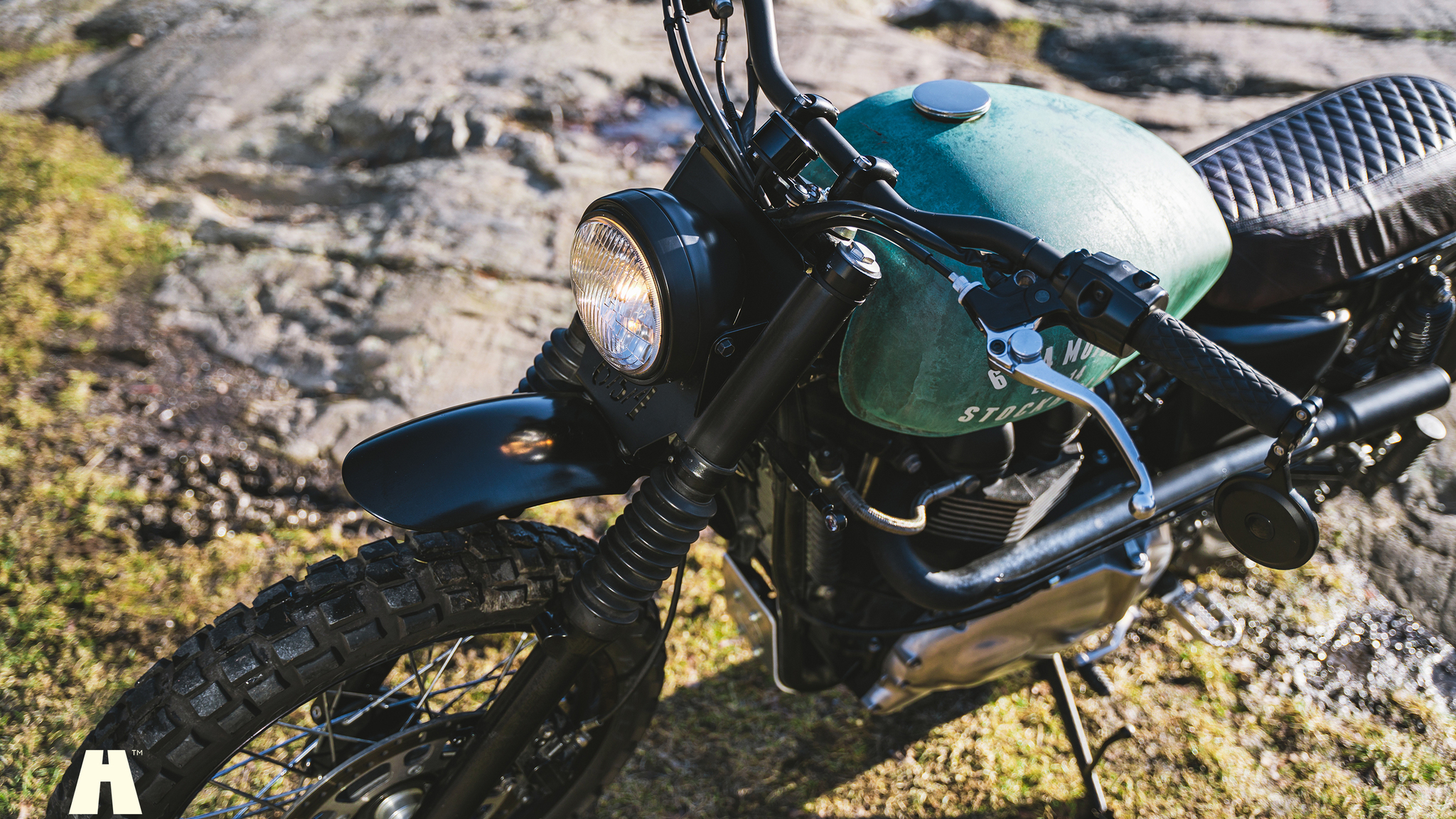 Aussenfoto 2010 Triumph Bonneville T100 "Scrambler"