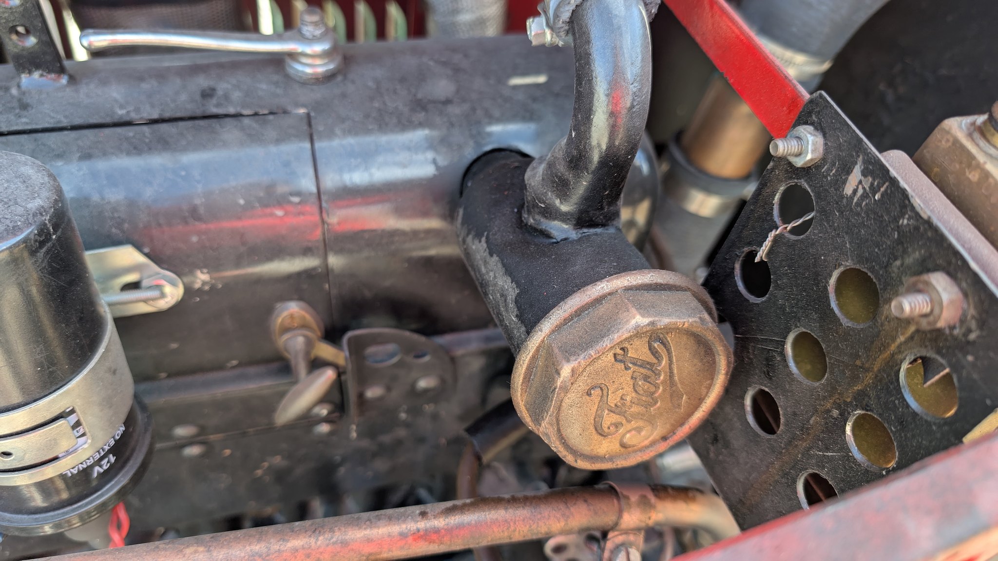 Image of 1929 FIAT 321C (521c) "Flying Fiona" mechanics