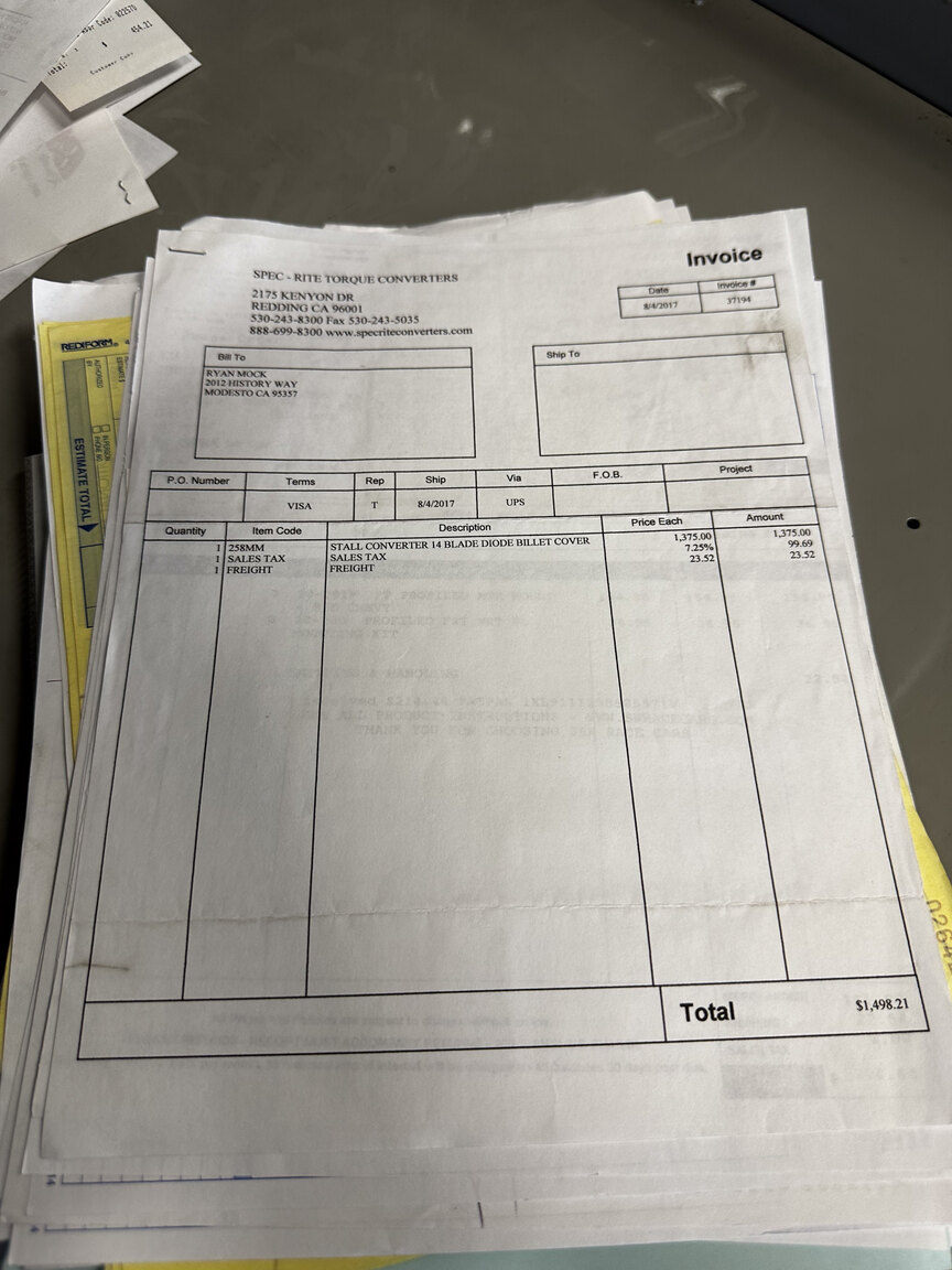 Documentation for 1968 Chevrolet Chevelle PRO Street (79)
