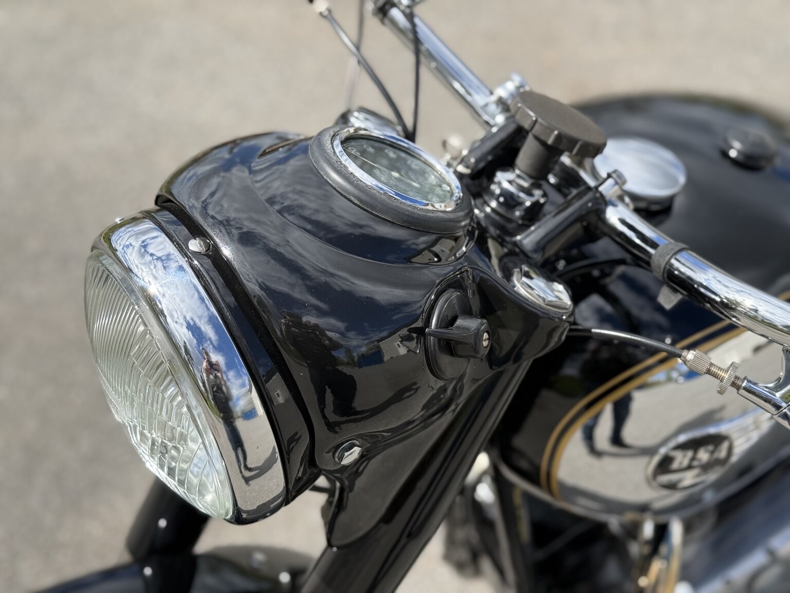 Exterior image of 1956 BSA 650 Golden Flash