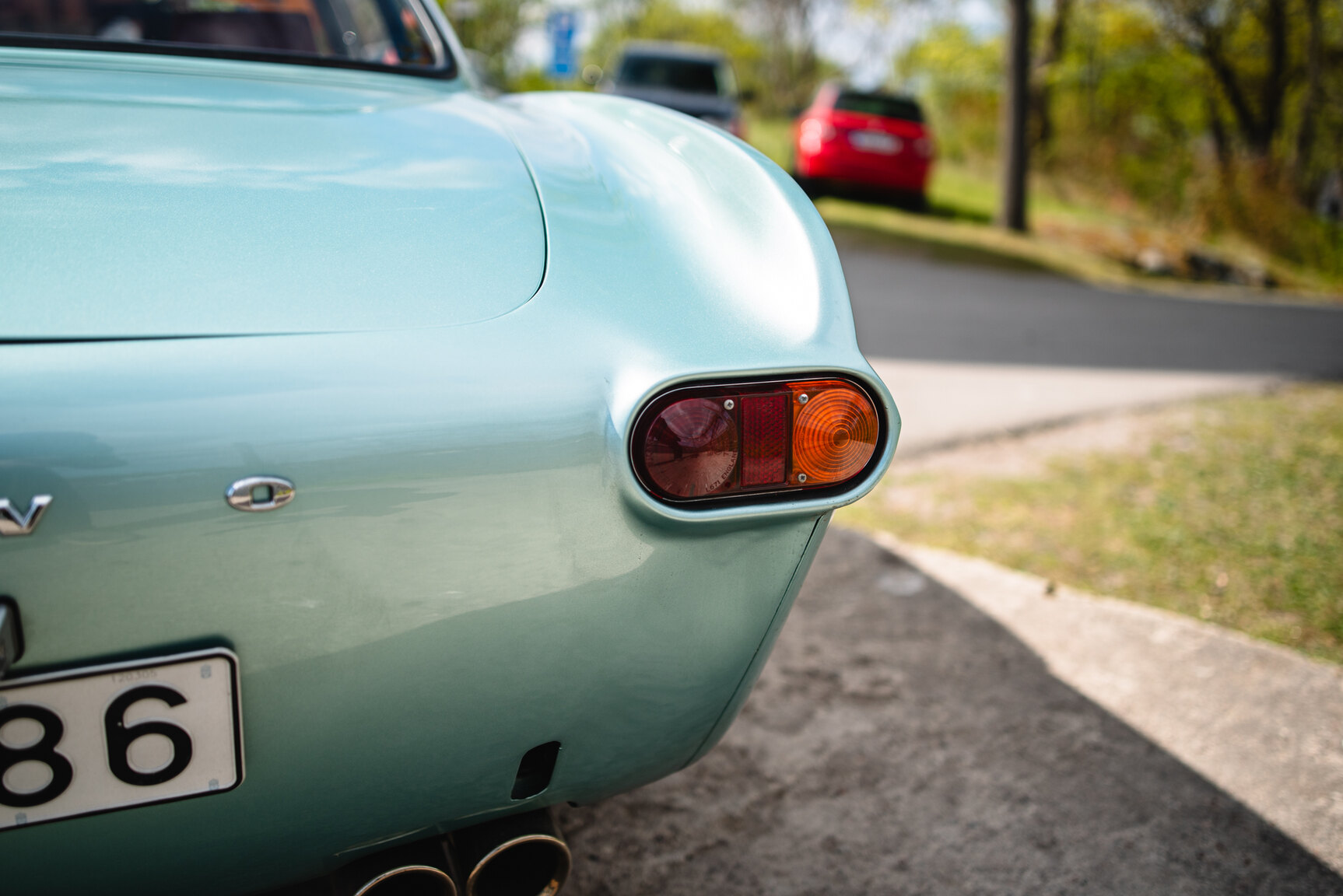 Exteriörbild på 1966 Volvo P1800 V8 Custom