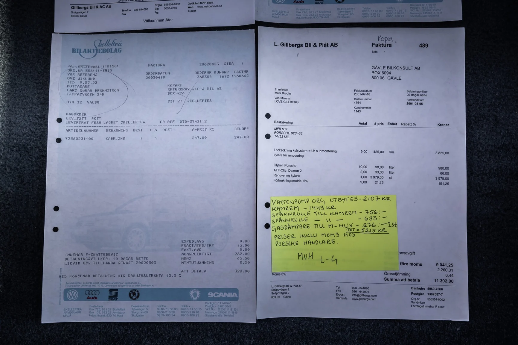 Documentation for 1988 Porsche 928 S4 (4)