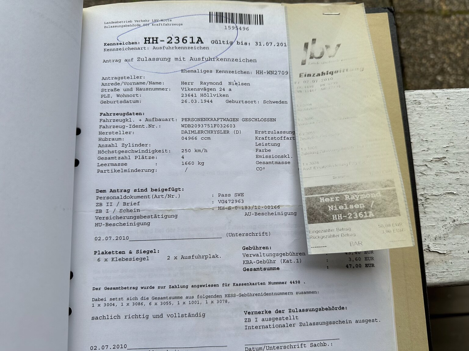 Dokumentation för 2003 Mercedes CLK 500 (25)