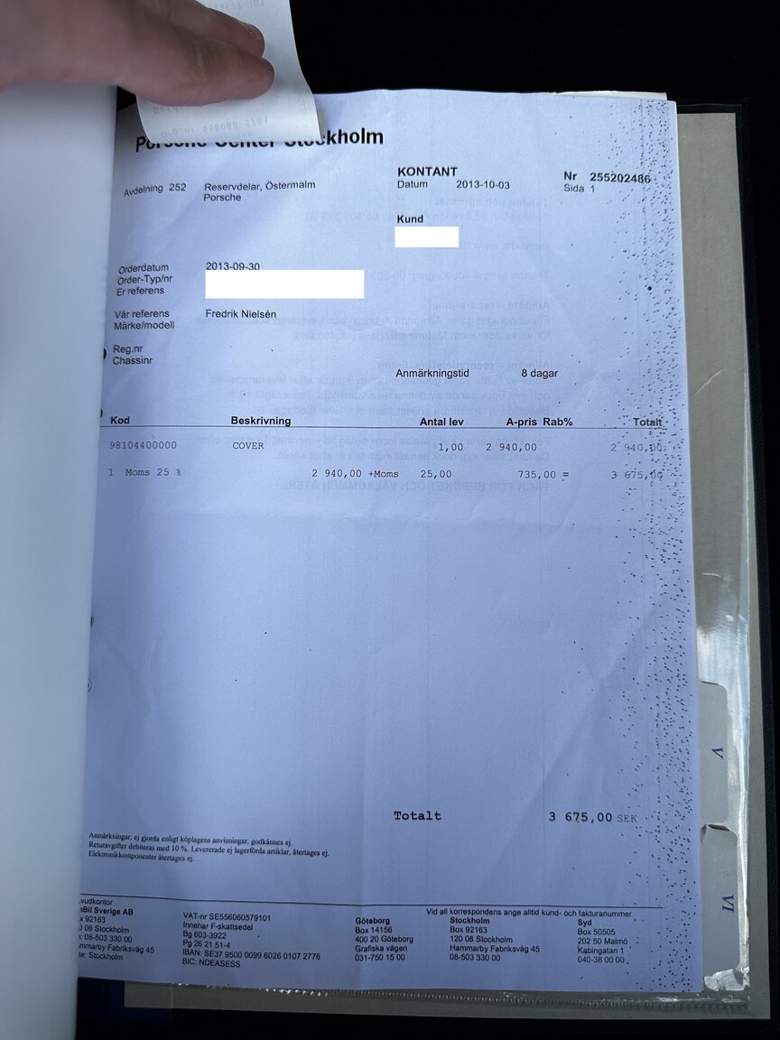 Documentation for 2013 Porsche Boxster S (5)