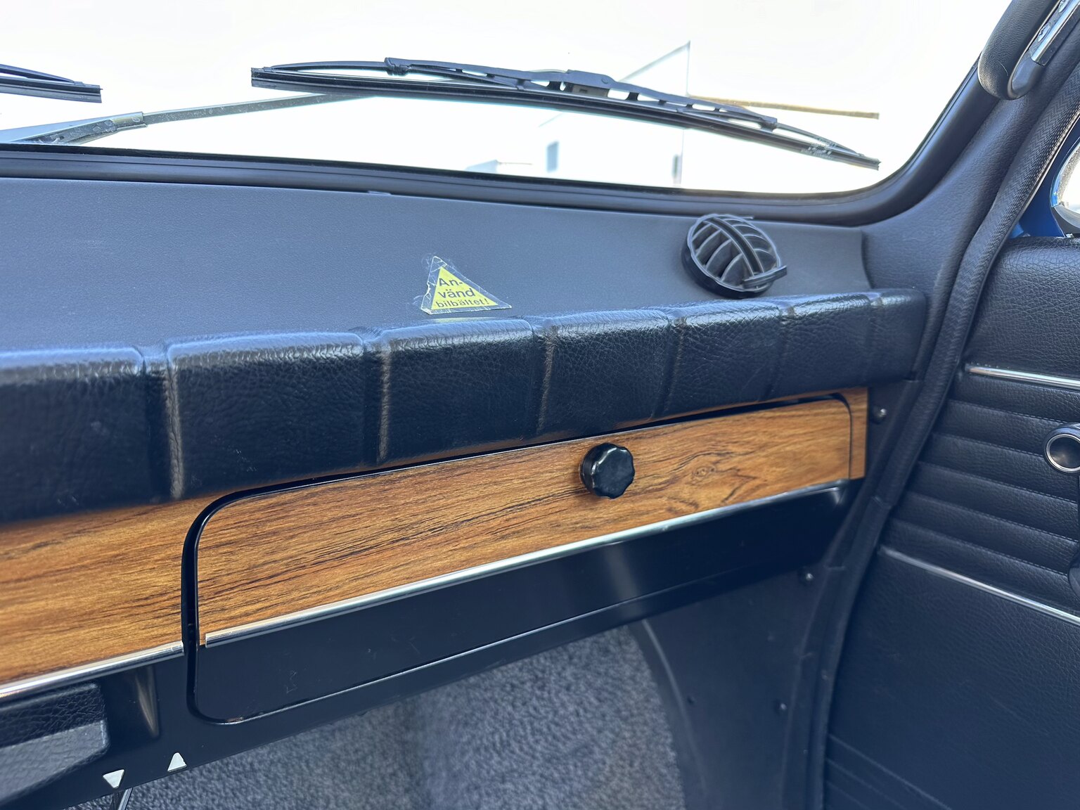 Interiörbild 1974 DAF 66 Sedan 1.1