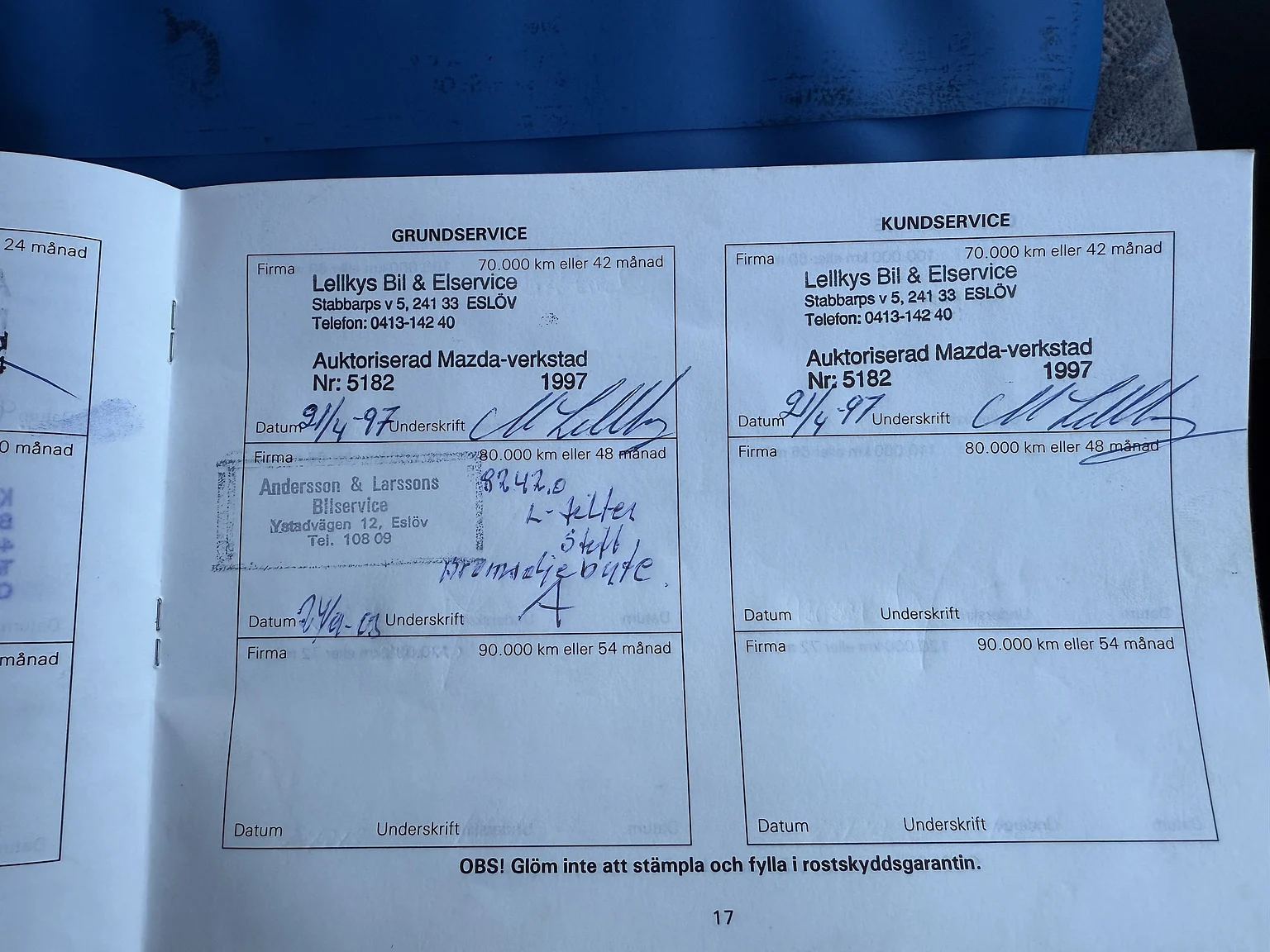 Documentation for 1992 Mazda 626 Hatchback 2.5 V6 Automatic (10)