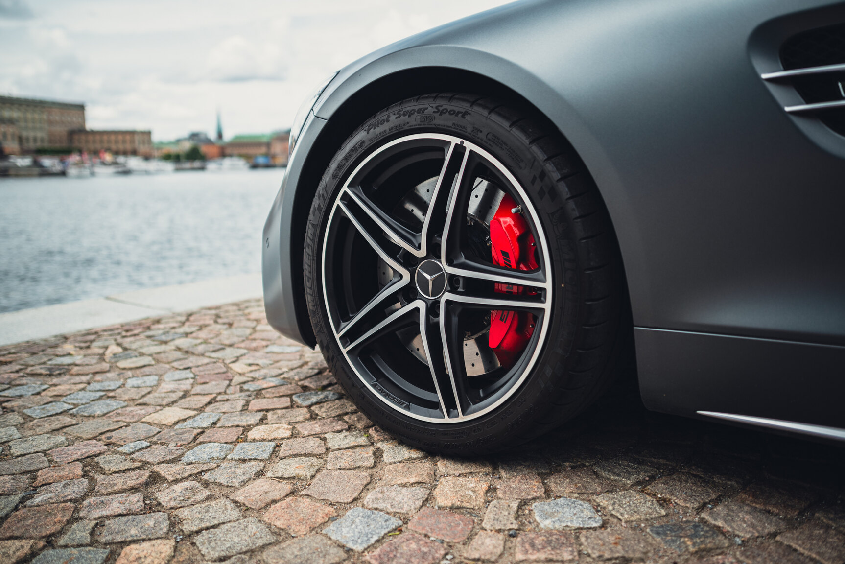 Exterior image of 2018 Mercedes-Benz AMG GT C