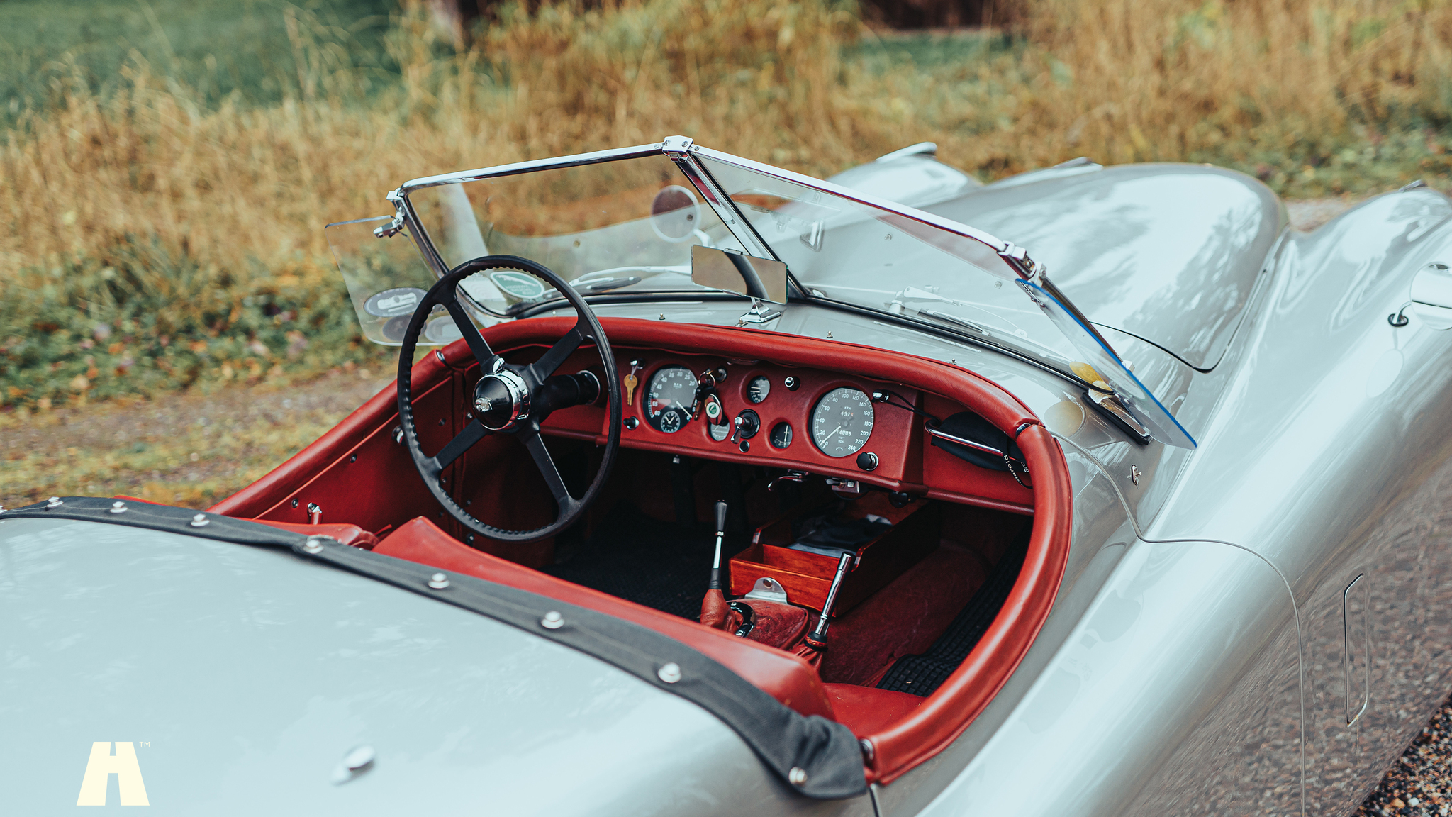 Interiörbild 1951 Jaguar XK120