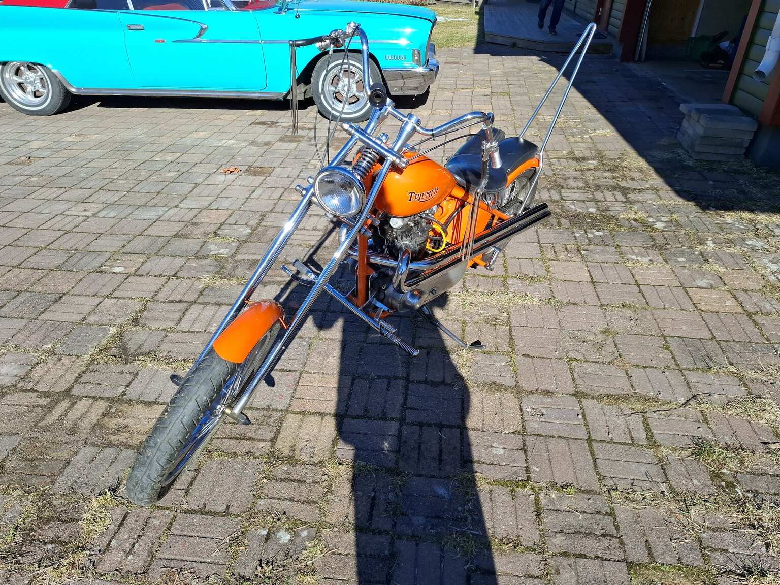 Aussenfoto 1953 Triumph Thunderbird Chopper (8)