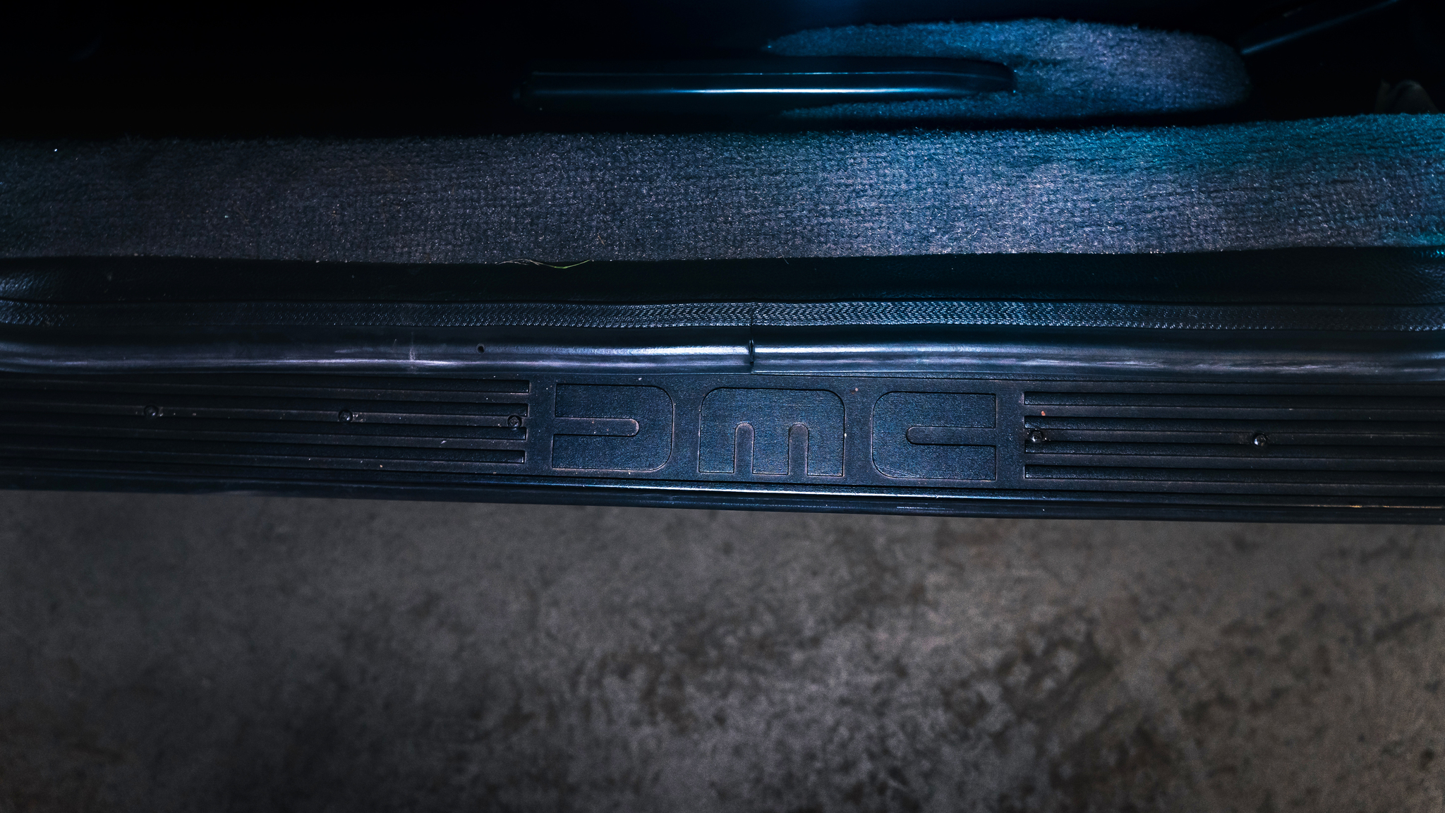 Innenraumfoto von 1981 DMC DeLorean 