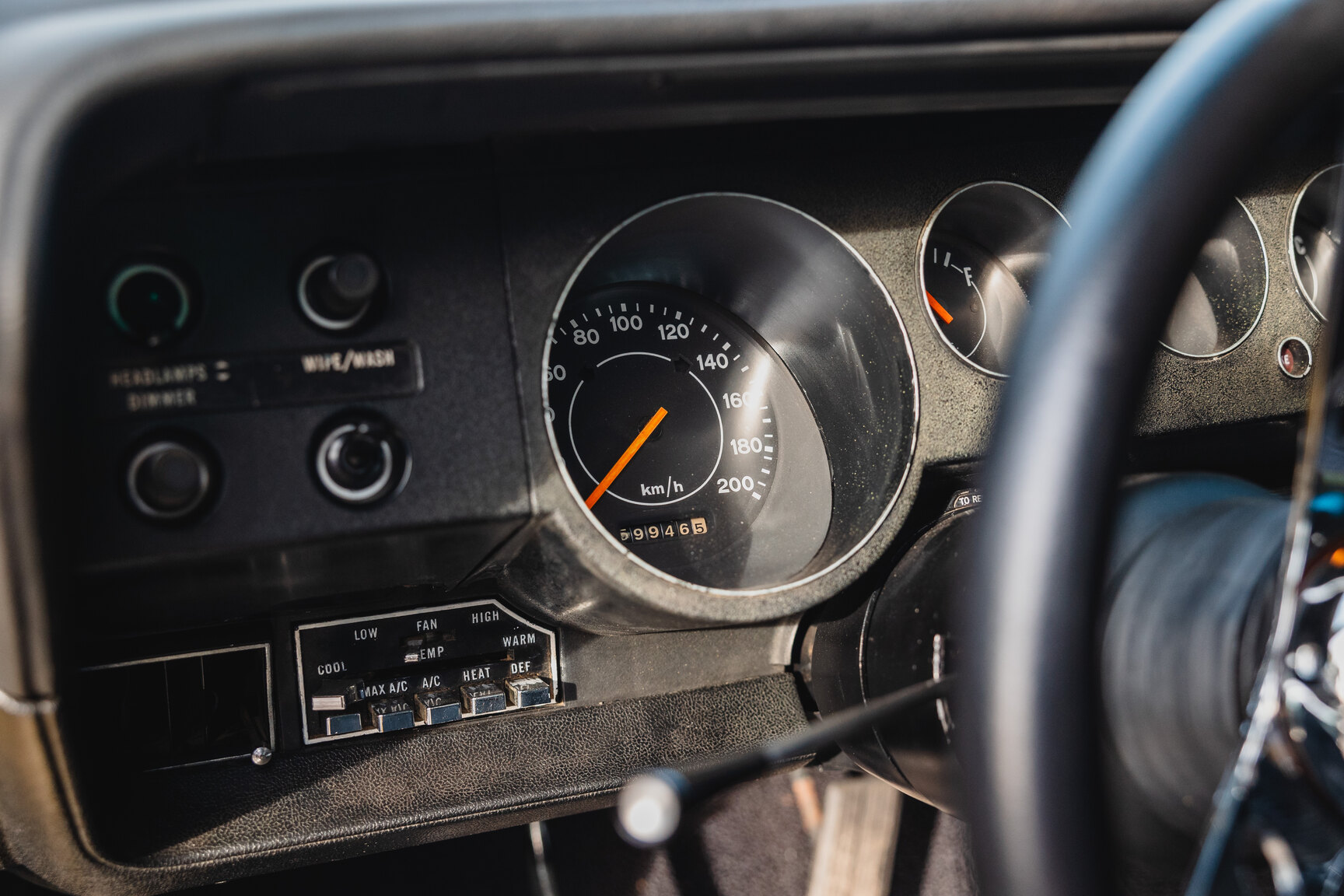 Interiörbild 1972 Dodge Challenger