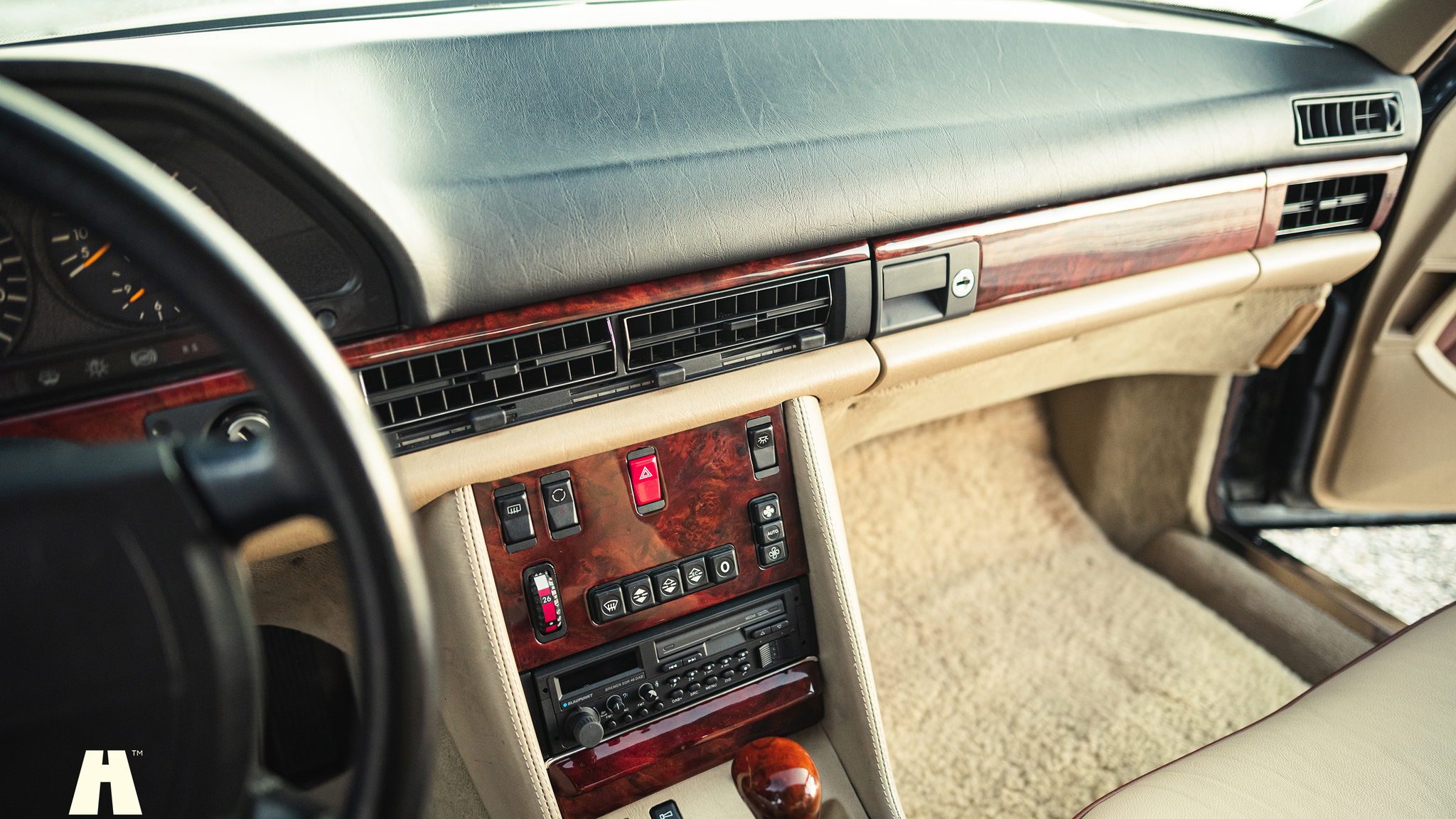 Innenraumfoto von 1991 Mercedes 1000 SEL TRASCO