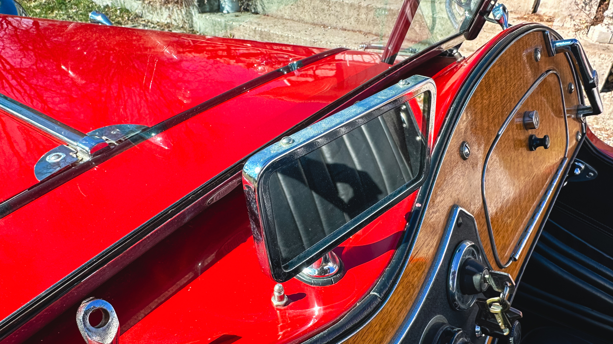 Innenraumfoto von 1951 MG TD MIDGET