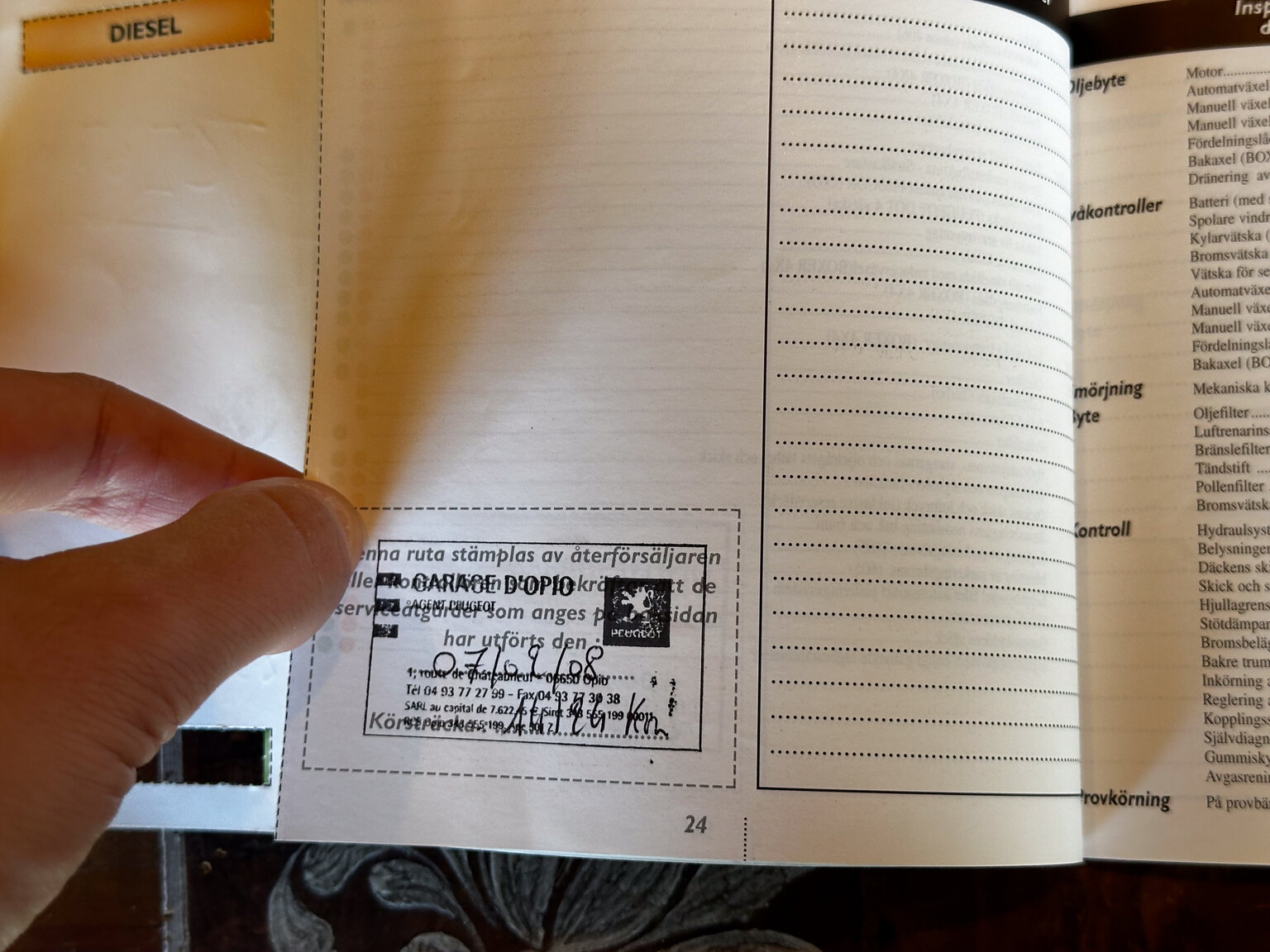 Documentation for 1997 Peugeot 306 Cabriolet