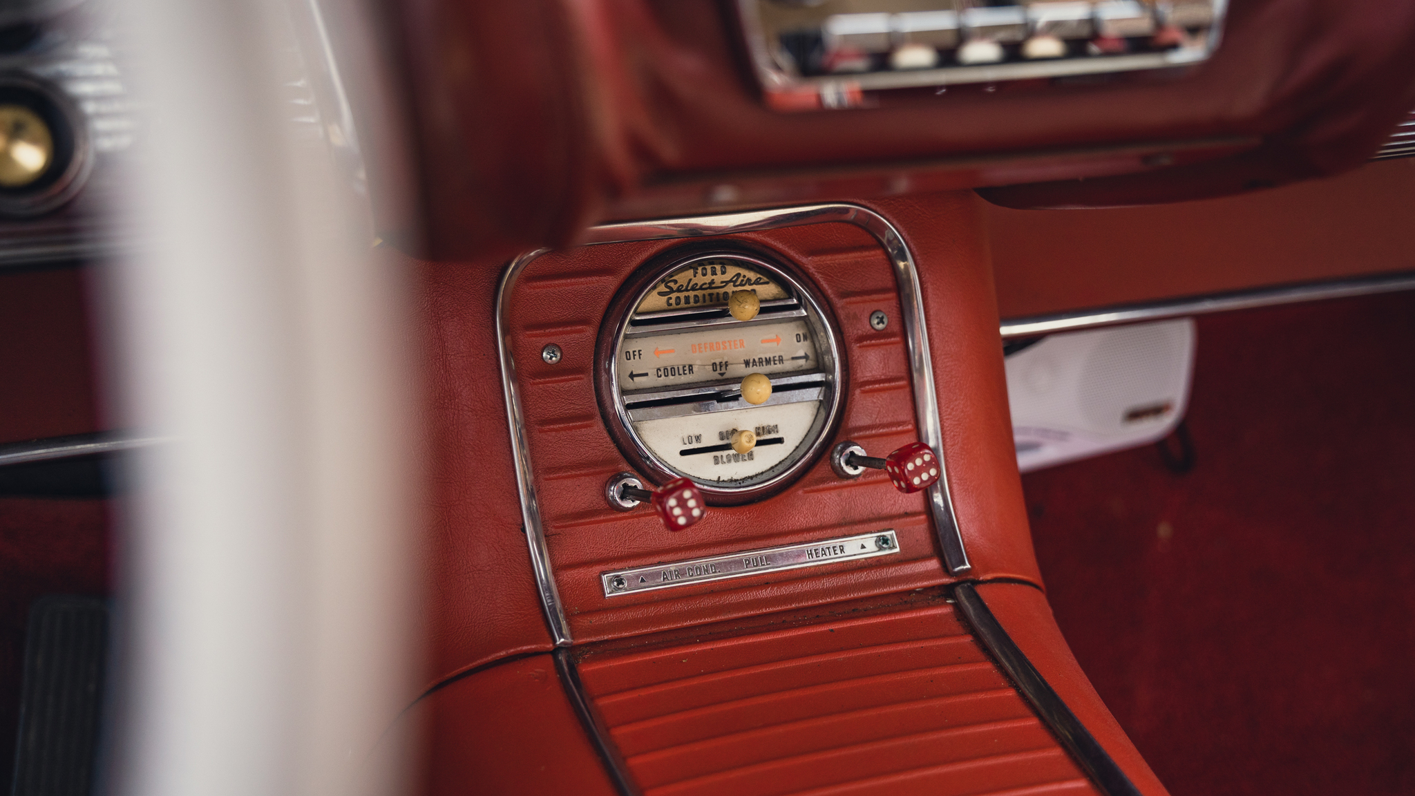 Innenraumfoto von 1959 Ford Thunderbird hardtop