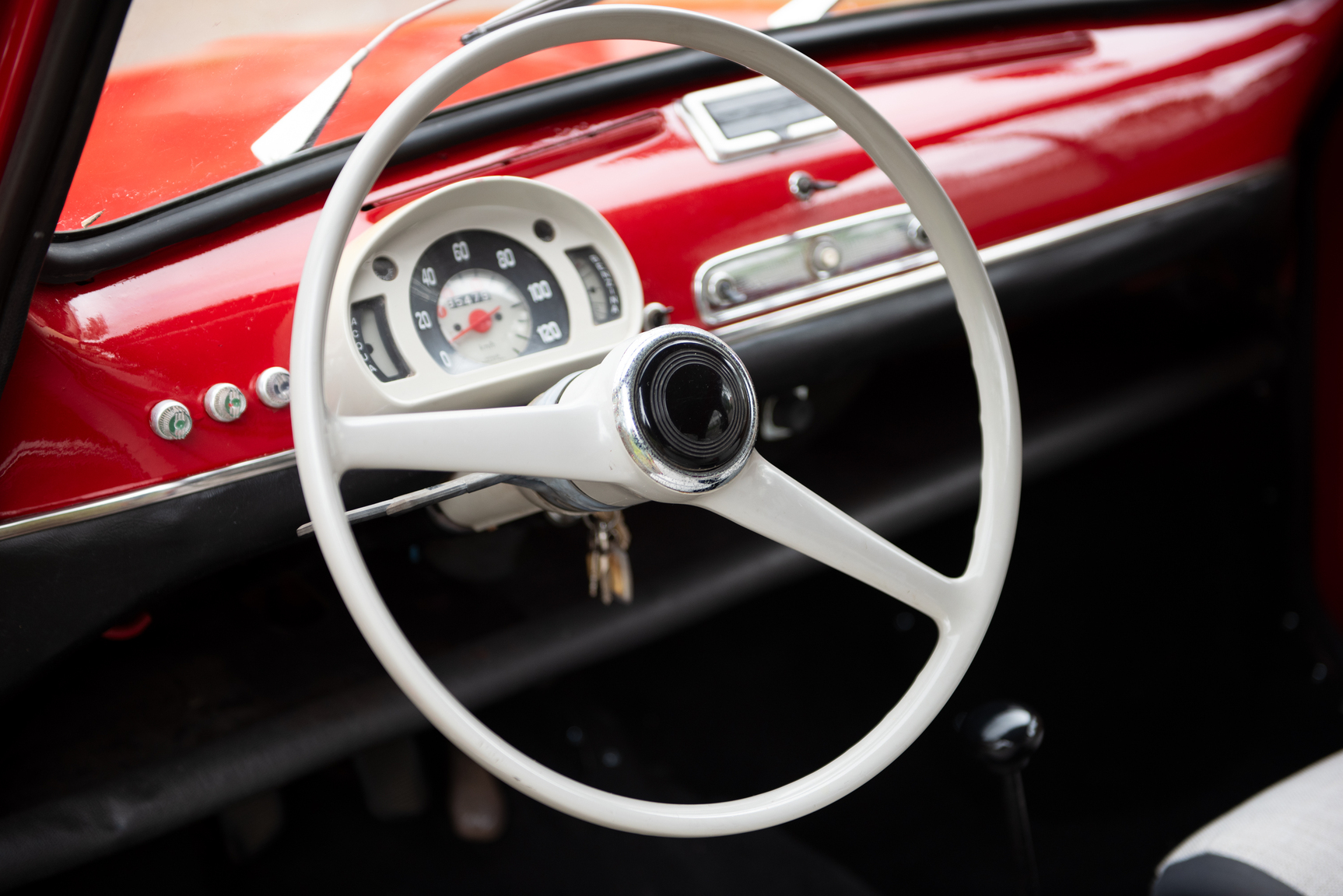 Interiörbild 1968 Fiat 600D