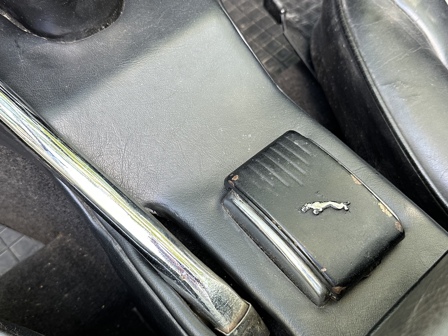 Interiörbild 1969 Jaguar E-Type