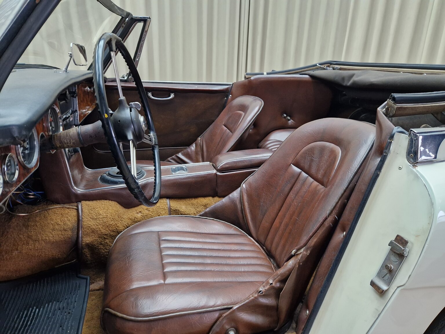 Interiörbild Austin Healey