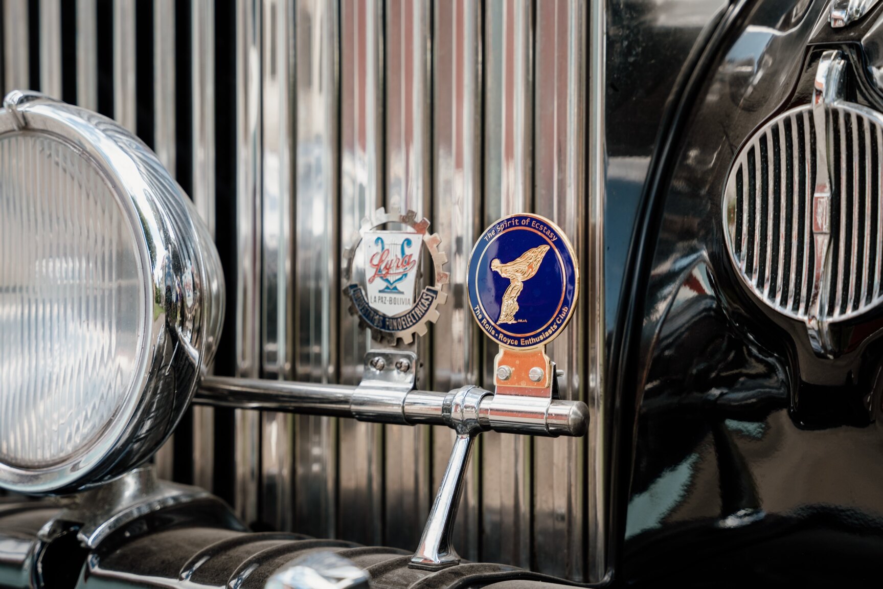 Exteriörbild på 1949 Rolls Royce Silver Wraith