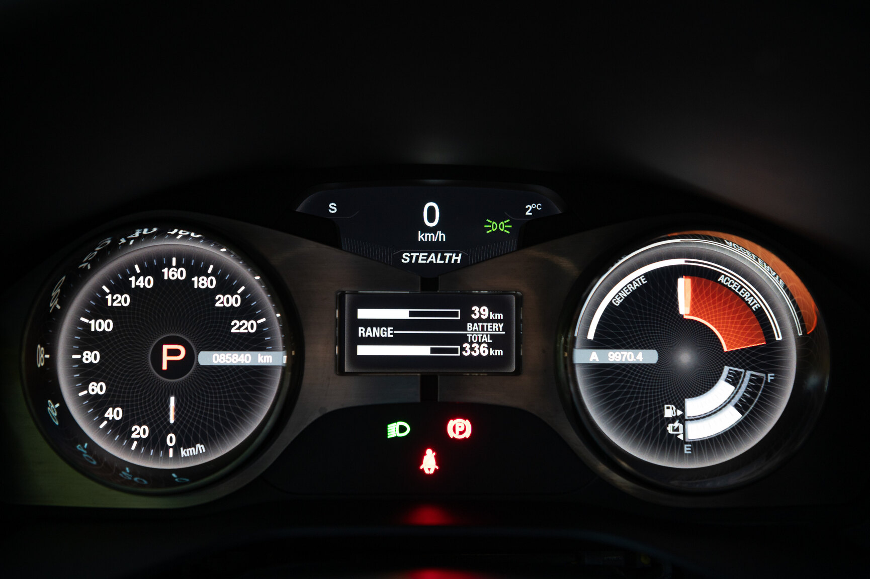 Interiörbild 2013 Fisker Karma ES