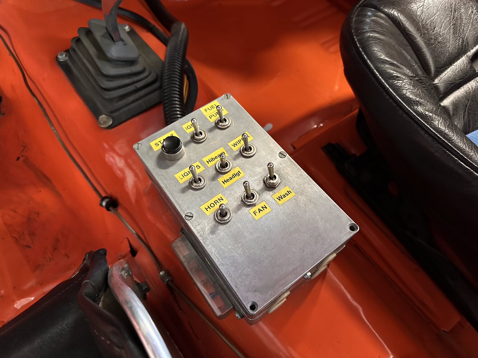 Interior image of 1969 Ford Mustang Fastback Boss Race Car