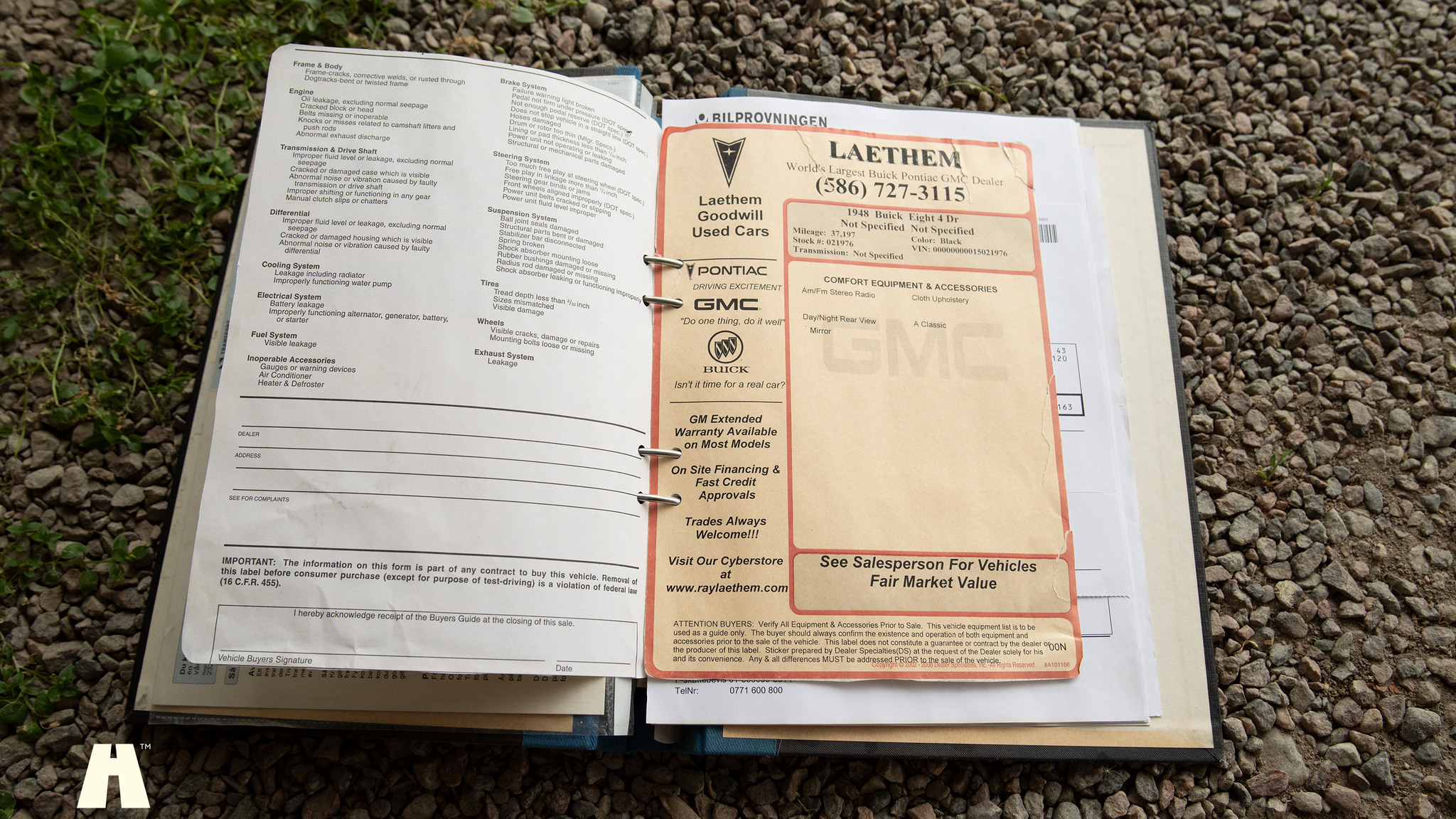 Dokumentation för 1949 Buick Super Eight (2)