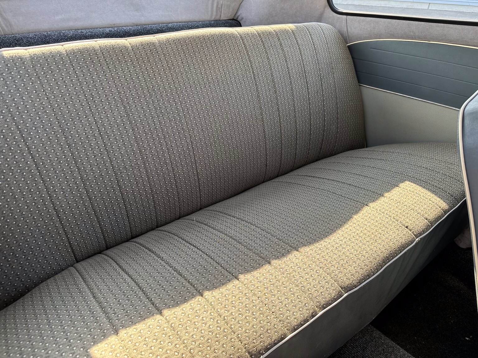 Interiörbild 1958 Volkswagen 1200 Beetle