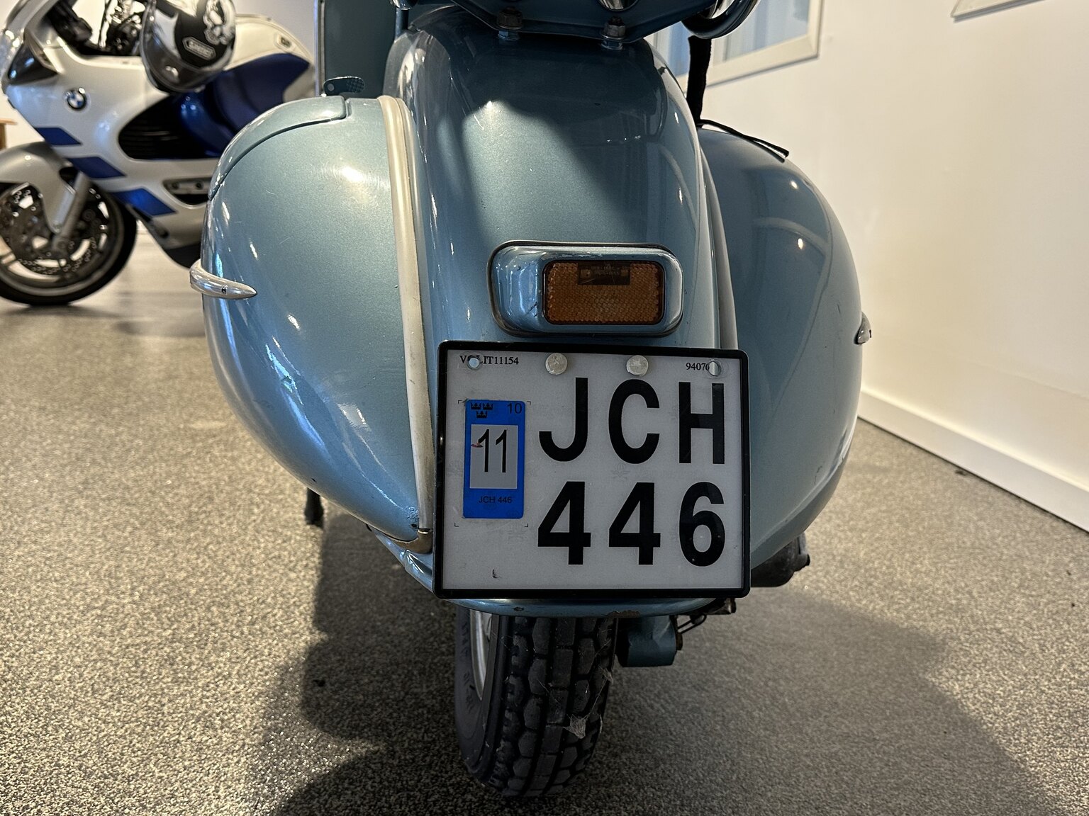 Exteriörbild på 1959 Vespa Piaggio 150cc Widebody