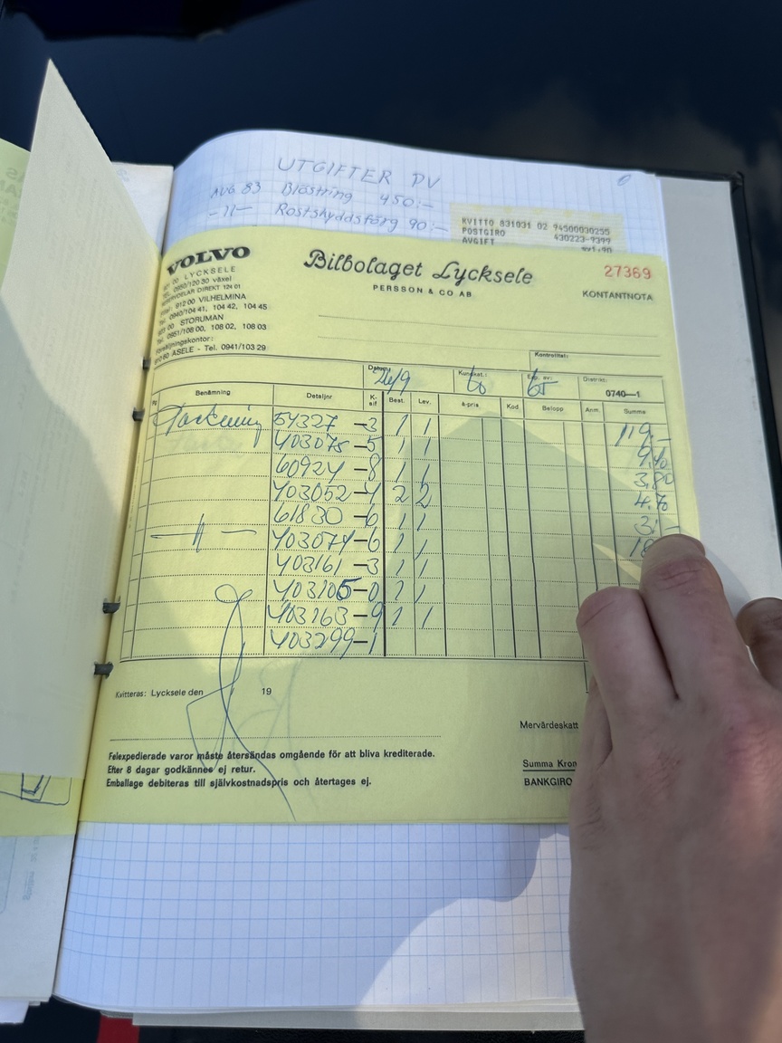 Dokumentation för 1947 Volvo PV 444 1947
