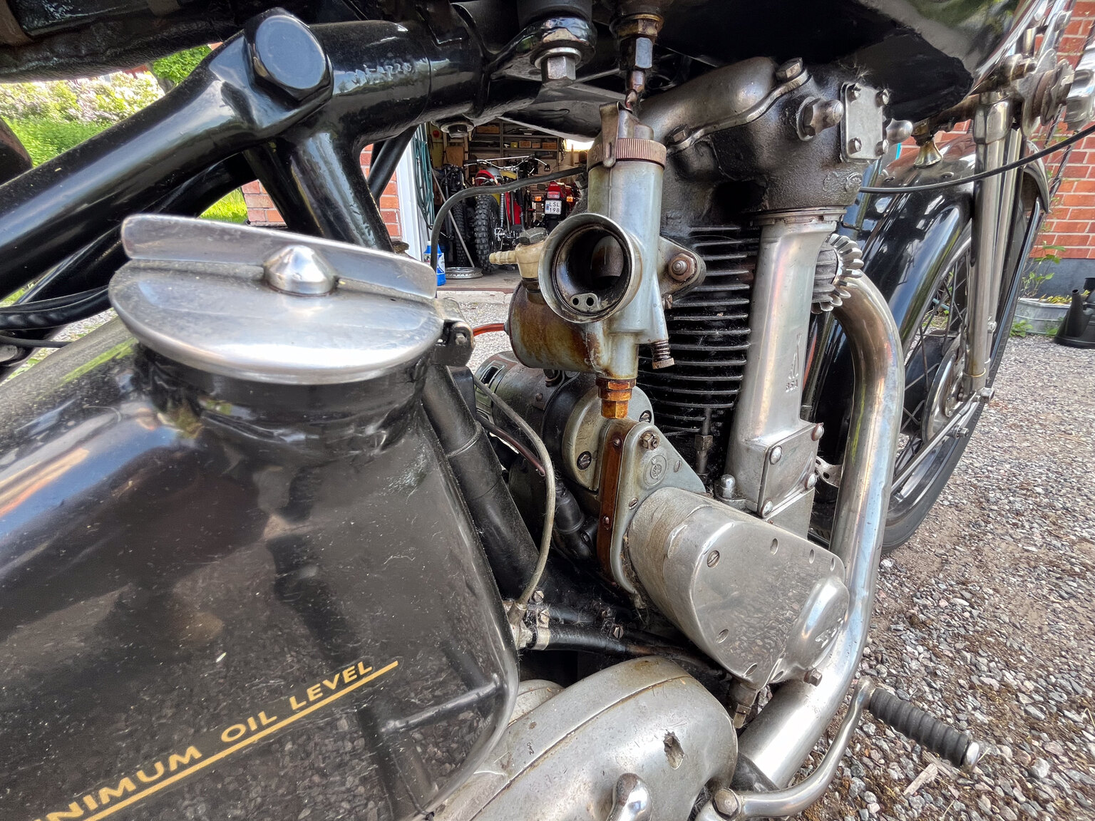 1943 BSA 500, Mekanik