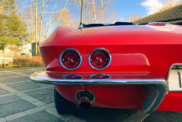 Exteriörbild på 1963 Corvette C2 Stingray